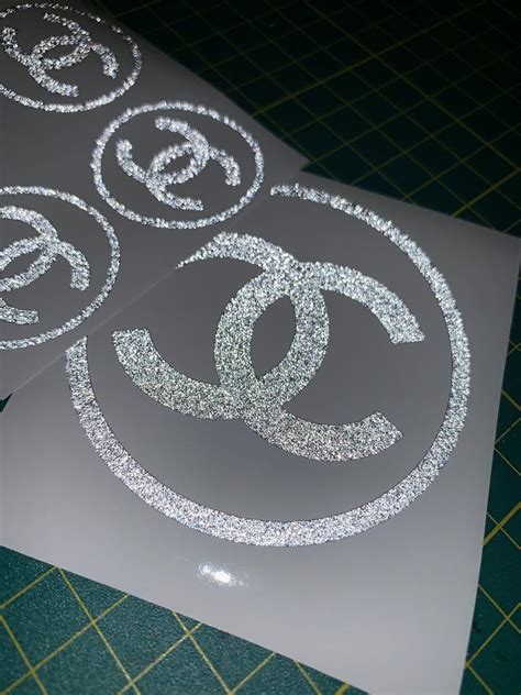 chanel glitter stickers|chanel stickers clearance.